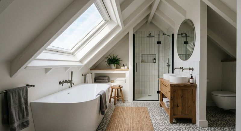 Attic Bathroom Remodeling in Lapeer County, MI